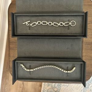 David Yurman His and Hers bracelets